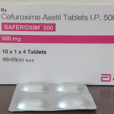 SAFEROXIM 500 TAB 10*4TAB