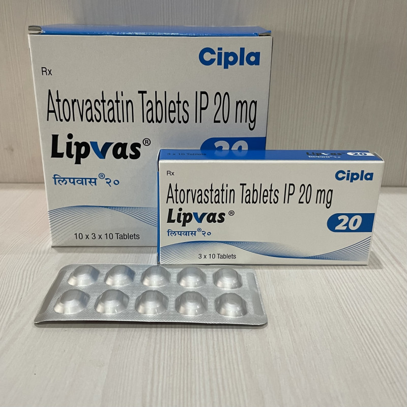 LIPVAS 20MG  10TAB