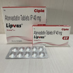 LIPVAS 40MG  10TAB