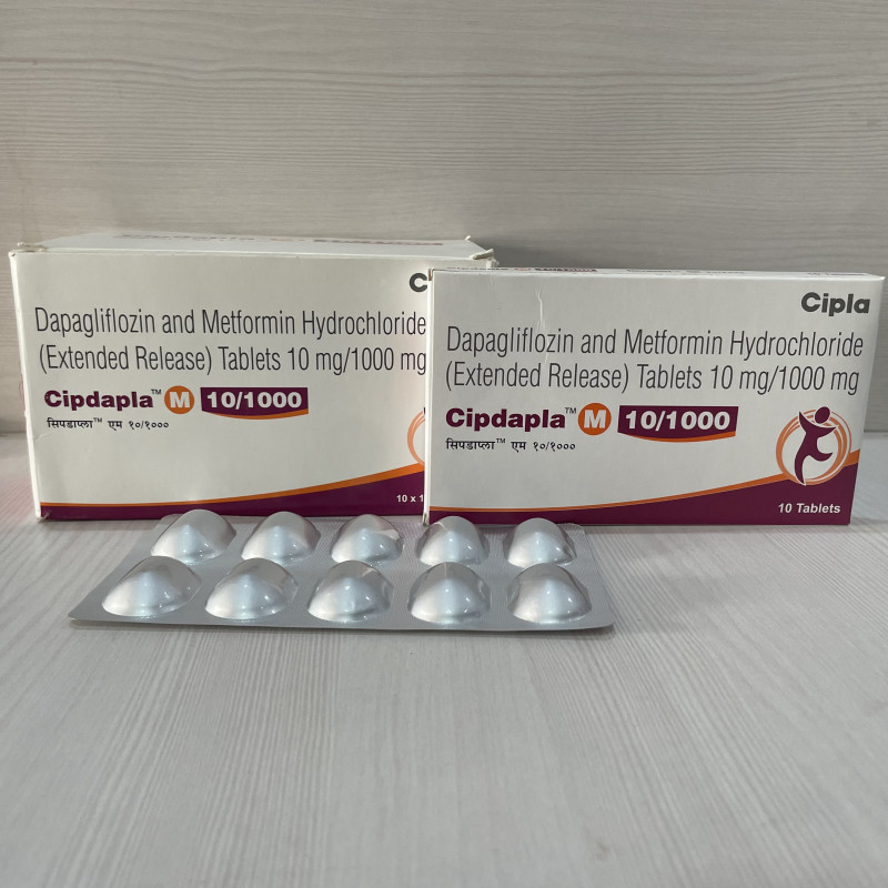 CIPDAPLA-M 10/1000 MG 10TAB