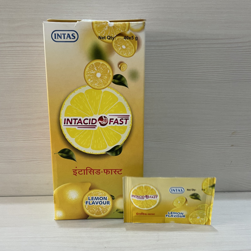 INTACID SACHET LEMON 5GM